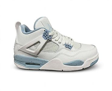 nike tb: Nike Air Jordan 4 – White/University Blue - Model: Air Jordan 4 Retro — 1