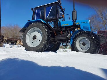 təkər 260: Belarus istehsalı olan mavi rəngli traktor. Kənd təsərrüfatı və digər