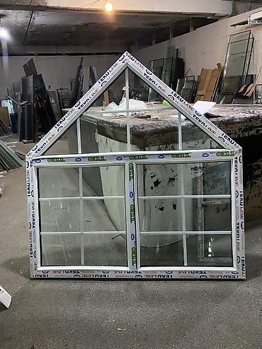 Plastik pəncərələr: Yeni İkiqat şüşə paketi Plastik pəncərə, Еni: 120 sm, Uzunluğu: 140 sm, Ödənişli quraşdırma — 9