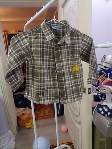 Детская одежда и обувь: Детский топ, рубашка, цвет - Коричневый, Новый
