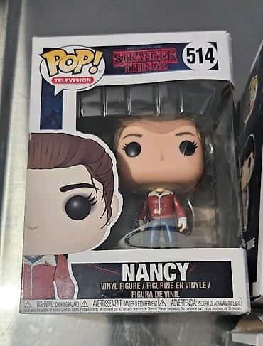 hello kitty: Фигурка Funko Pop! Television — Nancy (#514) из сериала «Stranger — 2