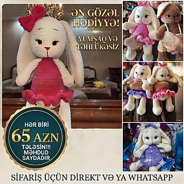 yumuşaq: Yumşaq oyuncaqlar – əl işi toxunma dovşanlar - Uşaq və körpələr üçün — 1