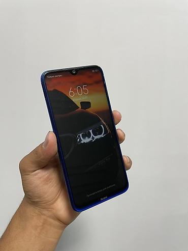 note 3: Redmi, Redmi Note 8, Б/у, 64 ГБ, цвет - Синий, 2 SIM — 4
