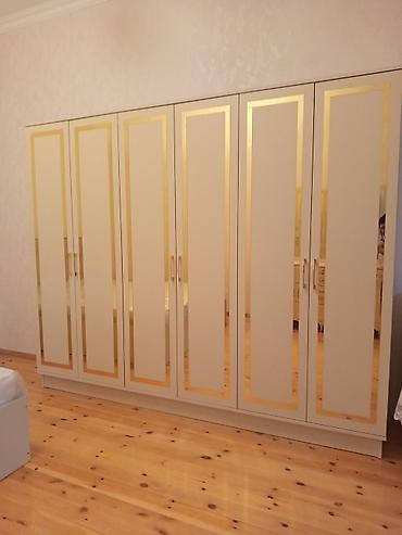 divar skafi: Yeni, 6 qapı, Güzgülü, Açılan, Düz dolab — 4