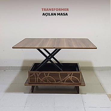 Masalar: Jurnal masası, Yeni, Transformer, Laminat, Dördbucaq masa — 3