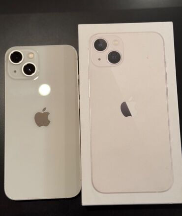 Apple iPhone: IPhone 13, 128 GB, Starlight, Face ID, Simsiz şarj, Sənədlərlə — 6