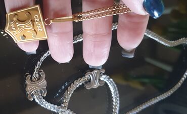 Setovi nakita: Set: Narukvica, Ogrlica, Materijal: Hirurški čelik — 11