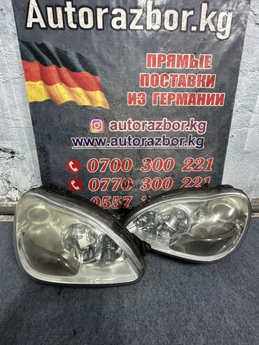 фара хундай: Алдыңкы фаралар комплектиси Mercedes-Benz 2002 г., Колдонулган, Оригинал, Германия