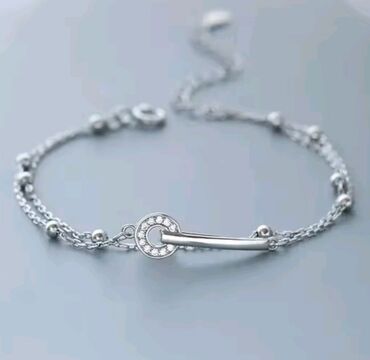 torbice new yorker: Chain bracelet, Material: Cubic zirconia