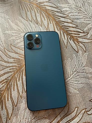 IPhone 12 Pro Max, 128 GB, Pacific Blue, Face ID lalafo.az -da IPhone 12 Pro Max, 128 GB, Pacific Blue, Face ID