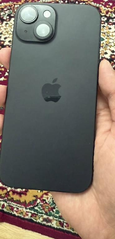 iphone бесплатно: IPhone 15, Б/у, 128 ГБ, Black Titanium, Зарядное устройство, Защитное стекло, Чехол, 88 % — 2