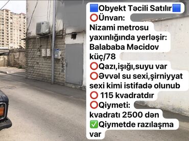 xırdalanda icarəyə obyektlər: Qeyri yasayis obyektidir.kupca var.115kvdi.Tecili pul lazim oldugu