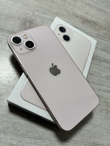 Apple iPhone: IPhone 13, Б/у, 128 ГБ, Розовый, Чехол, Коробка, 86 %