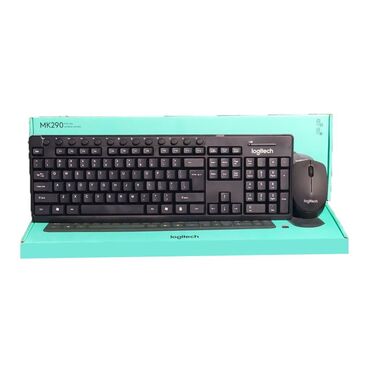 клавиатура ноутбука: Беспроводные клавиатура + мышь Logitech MK290 [ акция 50% ] - низкие