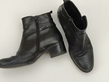 spódnice mini z eko skóry: High boots for women, 39, condition - Fair