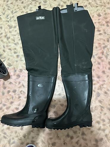 gore tex обувь: Резиновые сапоги, 46, Новый, цвет - Зеленый — 1