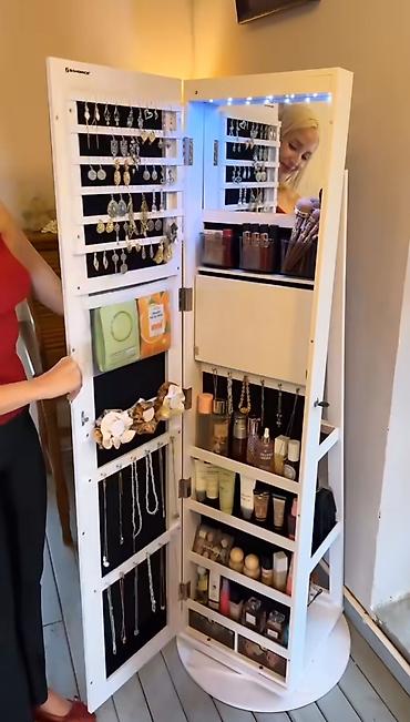 Dolablar: Güzgülü kosmetik və zinət əşyası dolabı, sifarişlə hazırlanır — 3