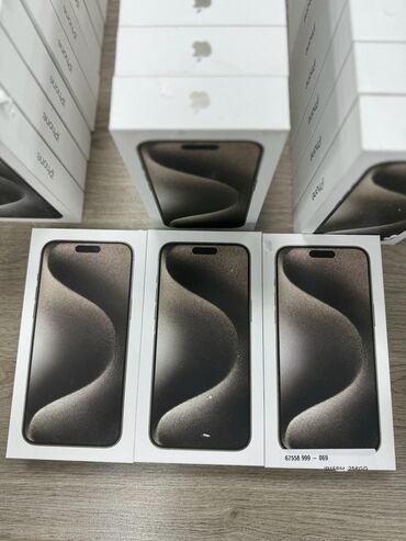 apple iphone 6 plus: IPhone 15 Pro Max, Новый, 256 ГБ, Кабель, Коробка, 100 %