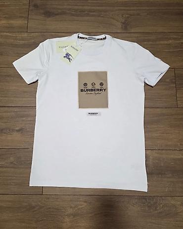 Majice: Men's T-shirt Burberry, bоја - Bela — 1