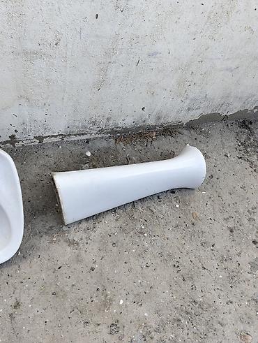 kub oyuncaq: Satılır: Seramik pədestal lavabo komplekti - Material: seramik - — 3