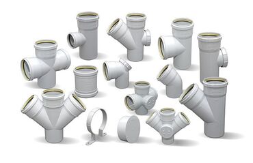 metak turba: Пластиковые, Труба, Бытовая, Для канализации