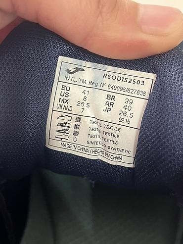 sport walvar: Joma kişi idman ayaqqabısı - Model kodu: RSODIS2503 - Ölçü: EU 41 (US — 3