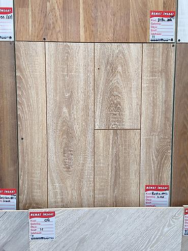 Laminat döşəmə panelləri – ağac fakturalı dekorlar - Brend: Renat