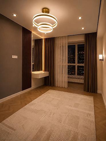 жк asman: 3 комнаты, 103 м², Кок-Жар мкр Элитка, 10 этаж, Дизайнерский ремонт — 9