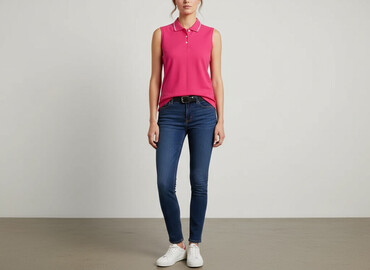 image t shirty: Жіноча футболка поло, розмір M