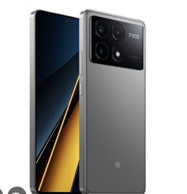 уюлдук телефондор: Poco X6 Pro 5G, Колдонулган, 256 ГБ, түсү - Ак