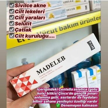 madeleb plus отзывы: Original Turkiyye istehsali madeleb krem.Zehmet olmasa real alicilar