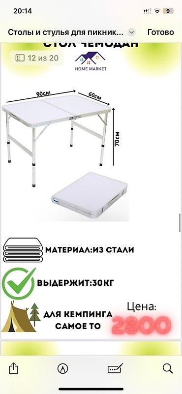 cha: СТОЛ И СТУЛЬЯ Представляем складной походный стул, который идеально — 8