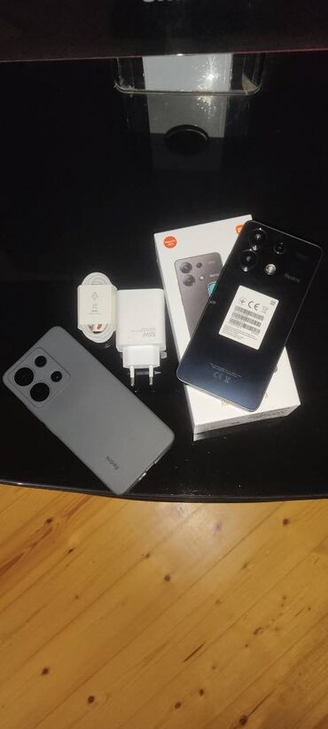 xiaomi 13 qiymeti: Xiaomi Redmi Note 13, 256 GB, rəng - Qara, 
 Barmaq izi, İki sim kartlı