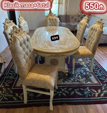 старые стулья: Qonaq otağı üçün, Yeni, 6 stul