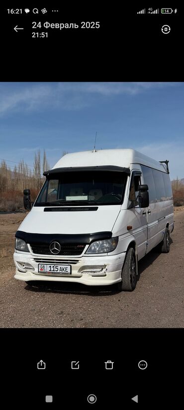 спринтер водительское сиденье: Автобус, Mercedes-Benz, 2003 г., 2.2 л, 16-21 орун
