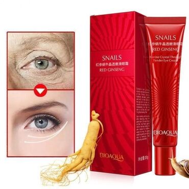 christina косметика бишкек: Омолаживающий крем BIOAQUA Snails & Red Ginseng Eye Cream для кожи