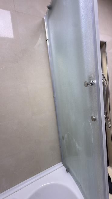 hamam qapi: Künc tipli duş kabinası və vanna kombinasiyası - Forması — 4