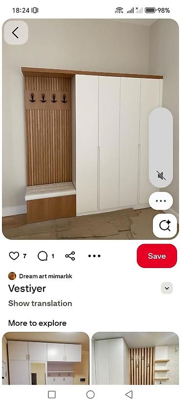 saloglu mebel gence: Mənzil girişi üçün müasir vestiyer-garderob dəsti - Dizayn — 2