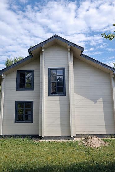 Продажа коттеджей и домов: Дом с отделкой и мебелью Планировка и метраж: - 1этаж: Кухня — 4