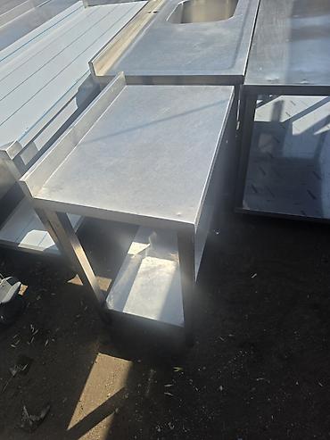 Оборудование для ресторанов, кафе: Paslanmayan poladdan (inox) hazırlanan peşəkar iş masası - Material — 2
