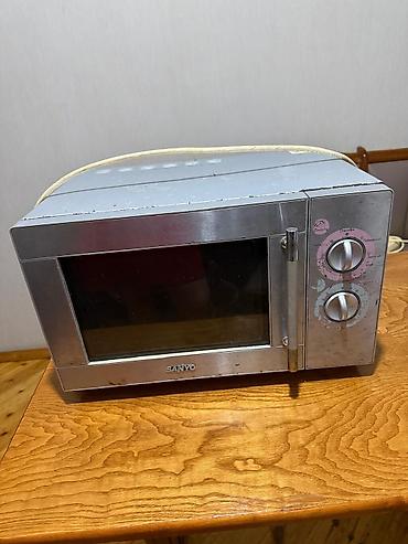 Mikrodalğalı soba Ayrıca dayanan, Mikrodalğalar ilə, rəng - Boz, İşlənmiş