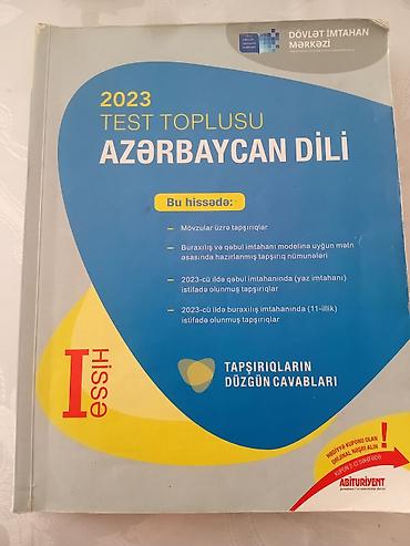 Testlər: Azərbaycan dili Testlər 11-ci sinif, DİM, 1-ci hissə, 2023 il — 1