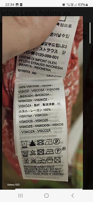 haljina xs s: Nova Levis haljina xs velicina od viskoze — 5