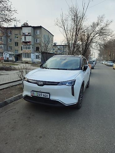 Другие автомобили: Электромобиль кроссовер (7 мест, судя по габаритам) в белом цвете — 5