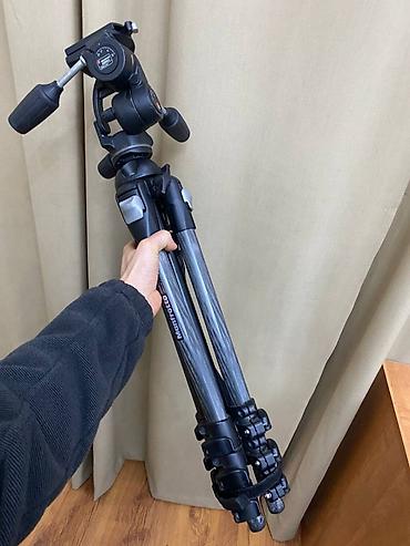Другие аксессуары для фото/видео: Штатив Manfrotto 055MF4 + голова Manfrotto 808RC4 Б/у в идеальном — 9