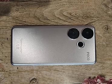 с мыкан: Poco F6, Б/у, 512 ГБ, цвет - Бежевый, 2 SIM — 1
