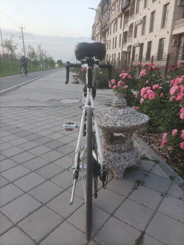 Шоссейные велосипеды: Шоссейный велосипед с алюминиевой рамой. 🔧 Характеристики: - Рама — 4