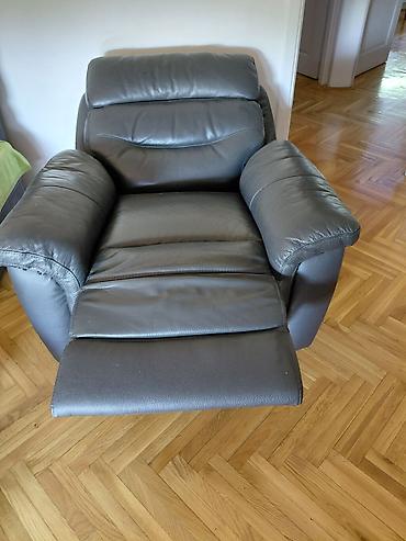 tabla privatan posed: Kožna recliner fotelja sa električnim mehanizmom - Materijal — 5