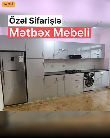 petlə: Özəl sifarişlə hazırlanmış mətbəx mebeli - Minimalist dizayn, parlaq — 1