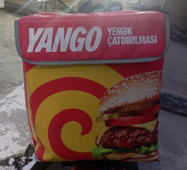 Браслеты: Termo izolyasiyalı yemək çatdırılma çantası – Yango brendli -